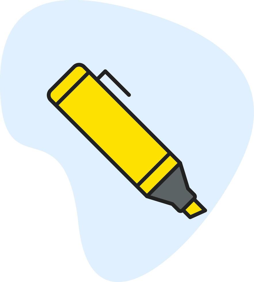 Highlighter Vecto Icon vector