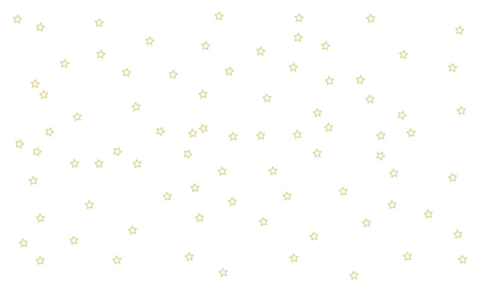 Decorative golden star pattern background design vector