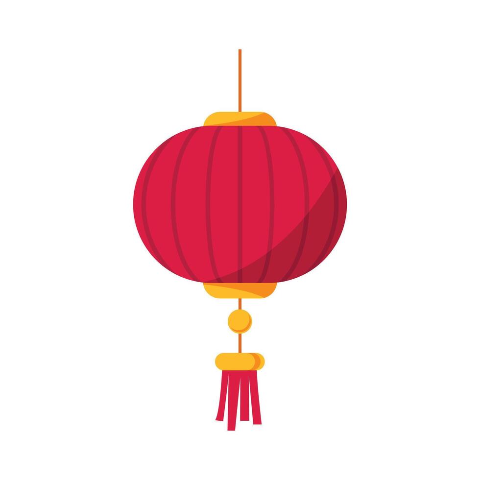 vector chinese festival red lanterns asian paper lamp