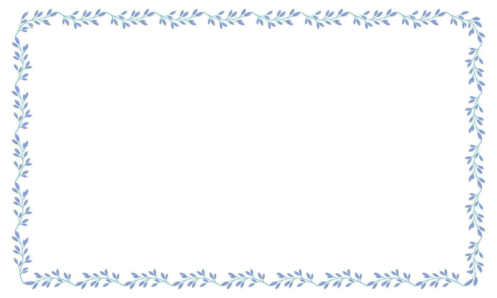 Vector beautiful floral frame latest design element