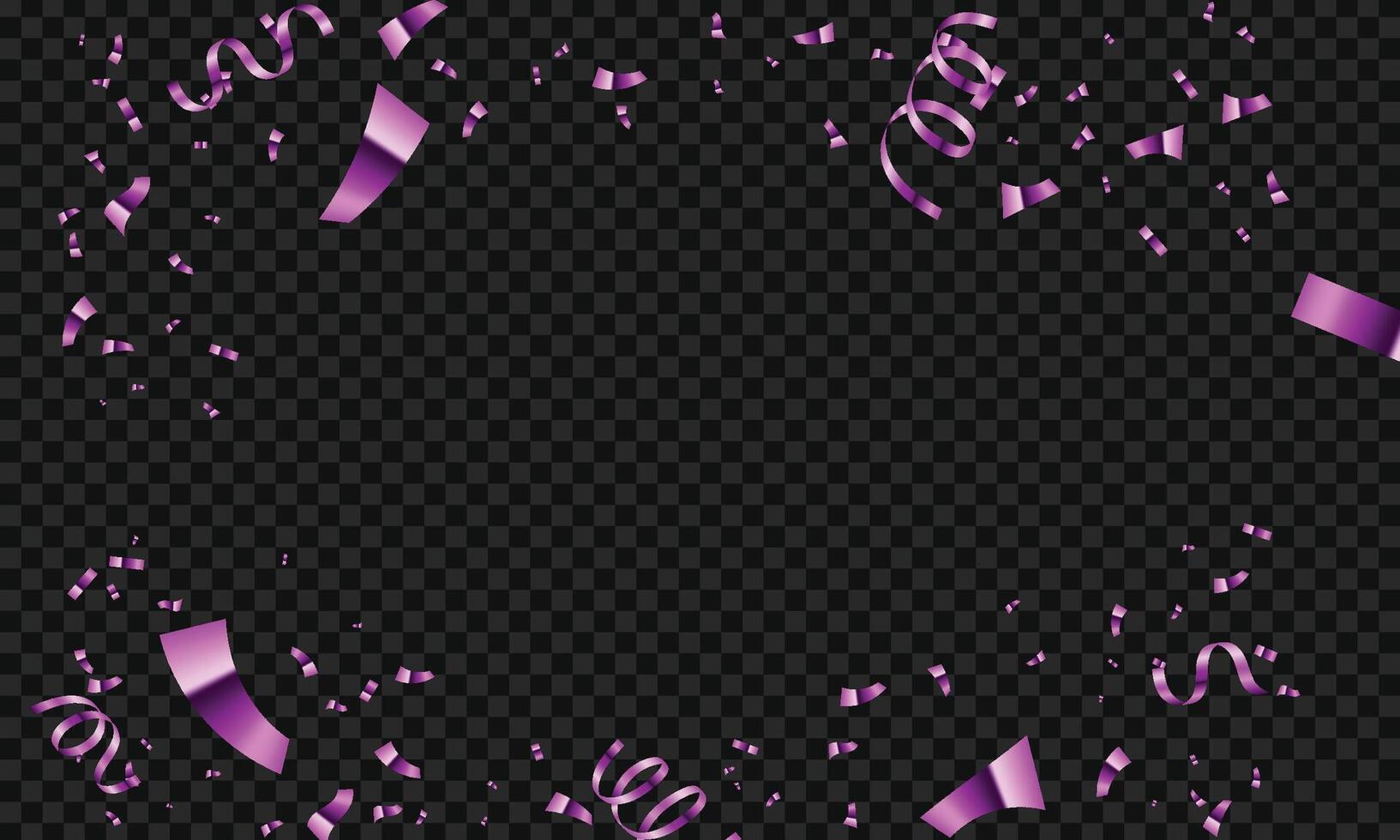Vector realistic confetti background design