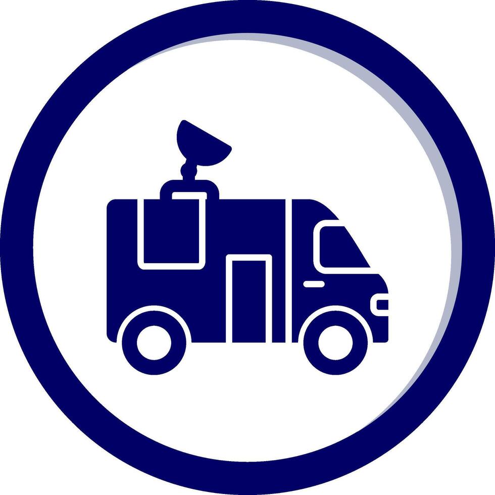 News Van Vecto Icon vector