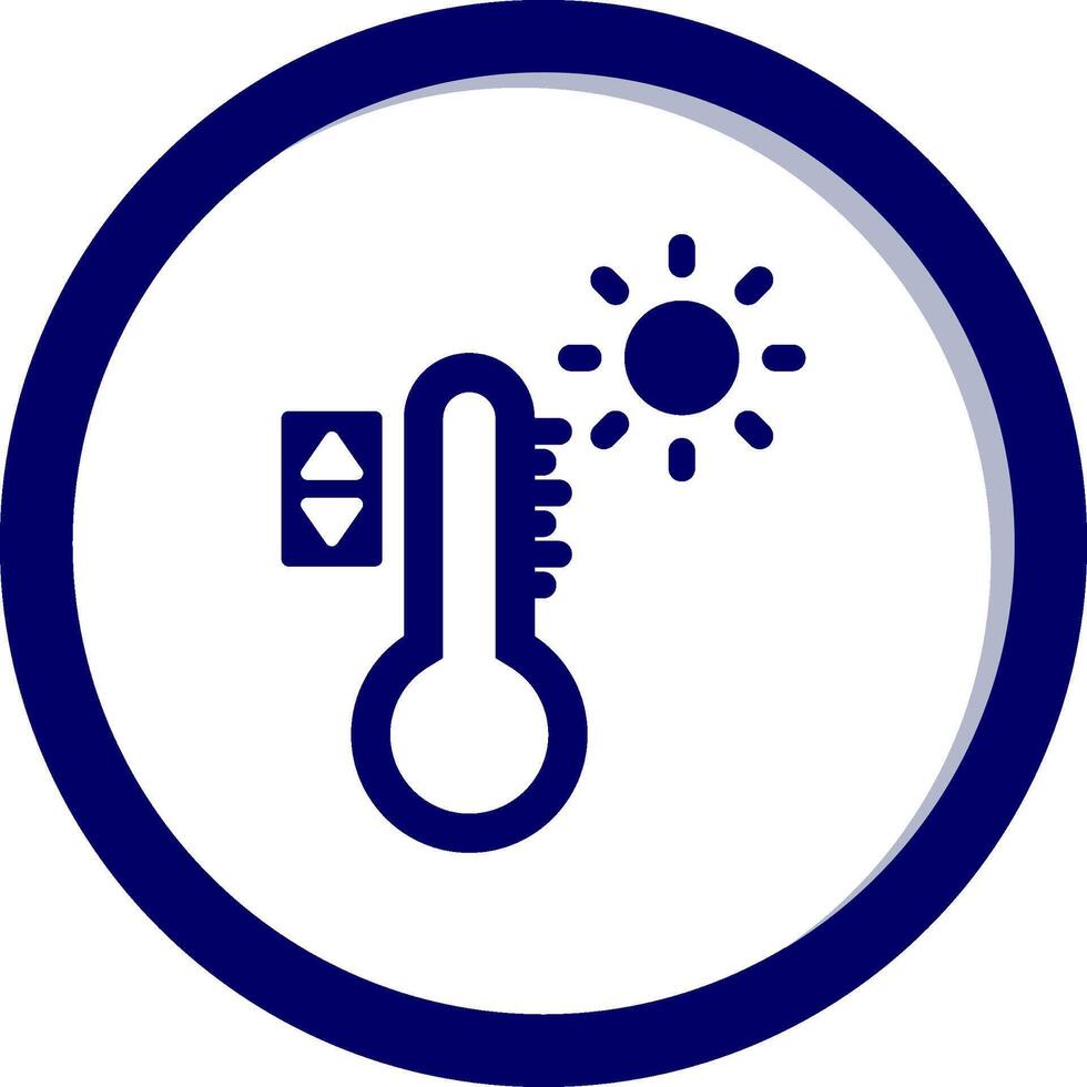 temperatura controlar vecto icono vector