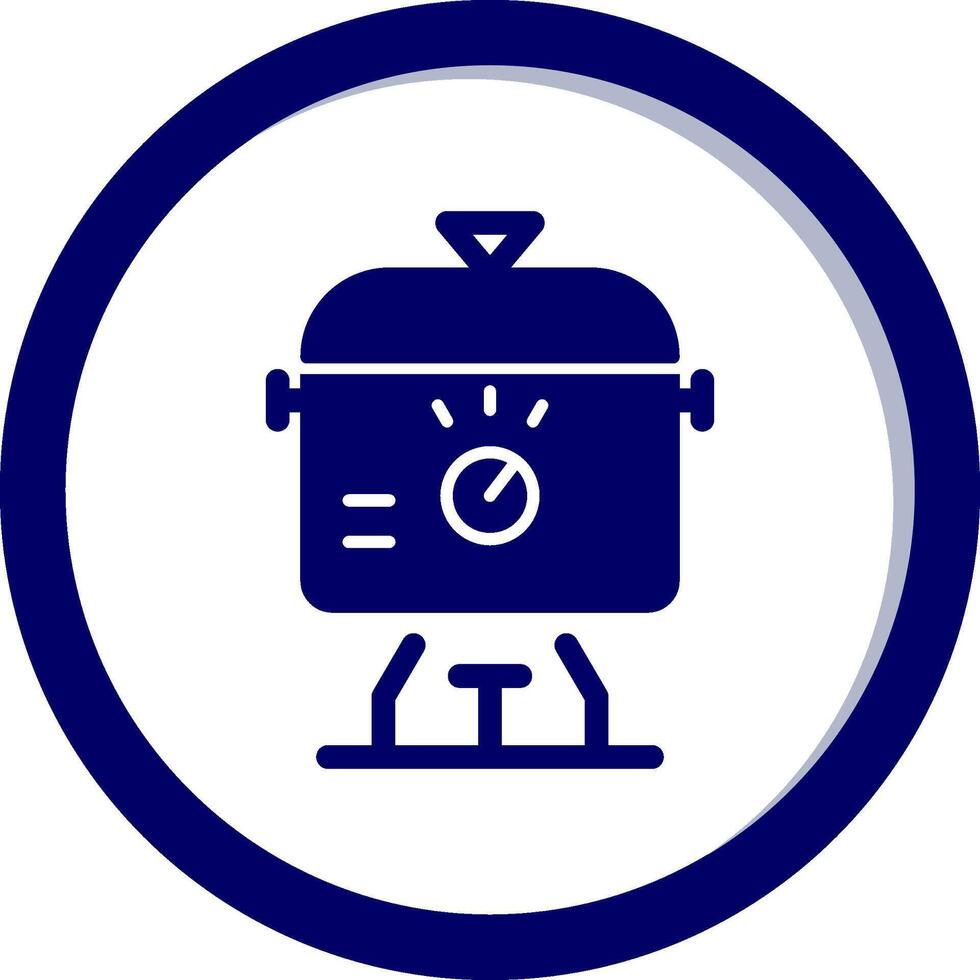 Slow Cooker Vecto Icon vector