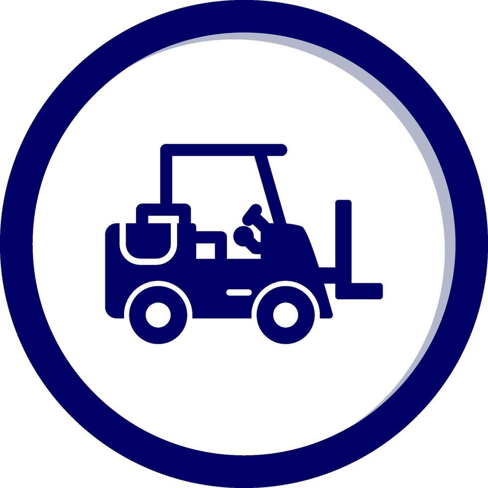 Forklift Vecto Icon vector