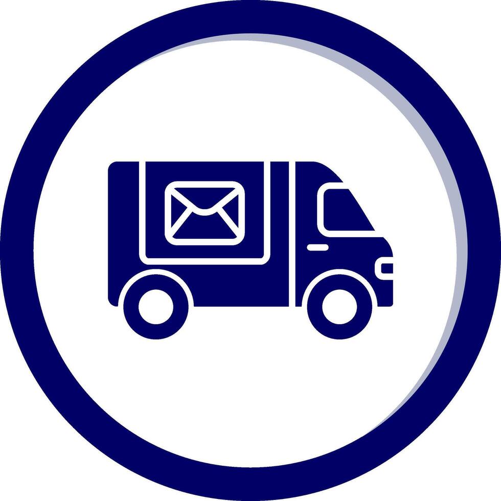 Postal Delivery Vecto Icon vector