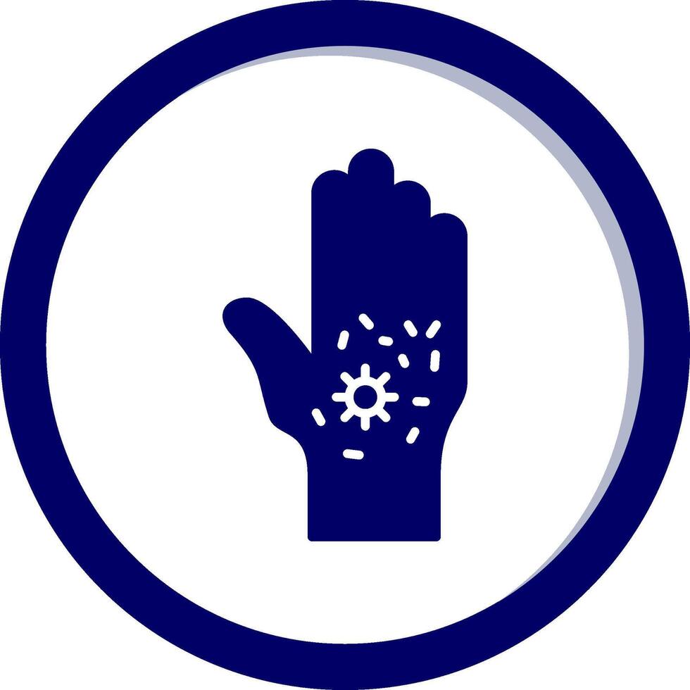 sucio mano vecto icono vector