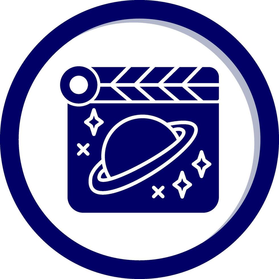 Space Film Vecto Icon vector