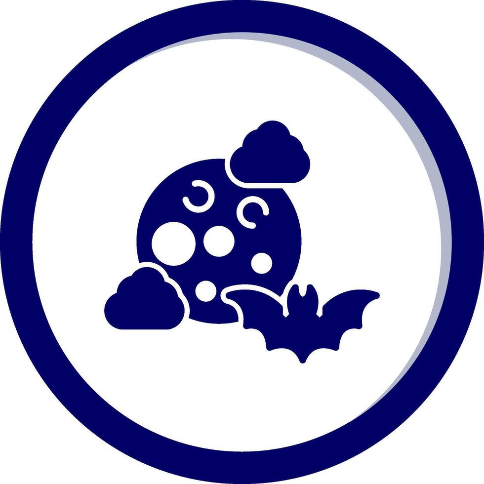 Moon Vecto Icon vector