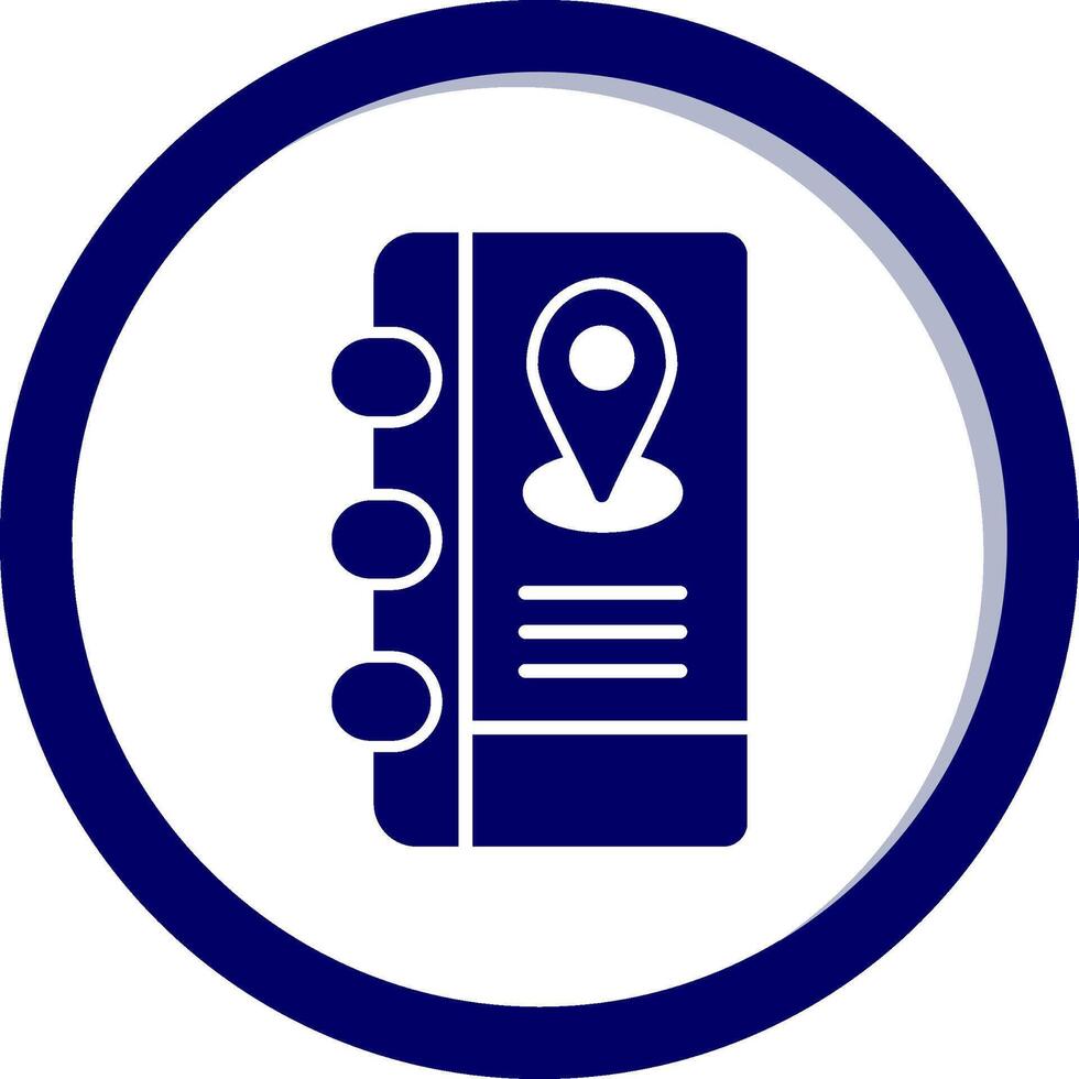 Address Book Vecto Icon vector