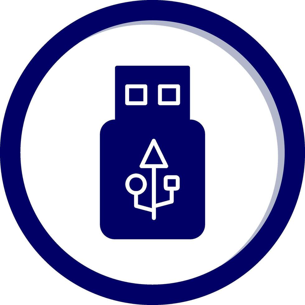 USB vecto icono vector