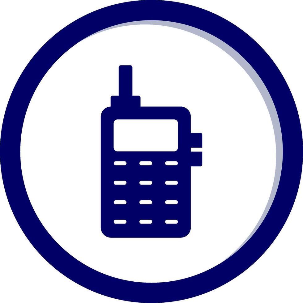 Old Phone Vecto Icon vector