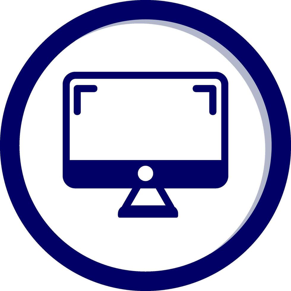 Monitor Vecto Icon vector