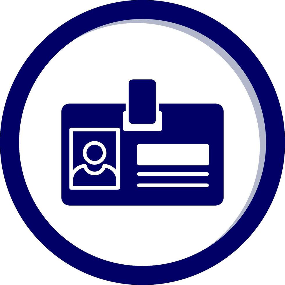 Identity Card Vecto Icon vector