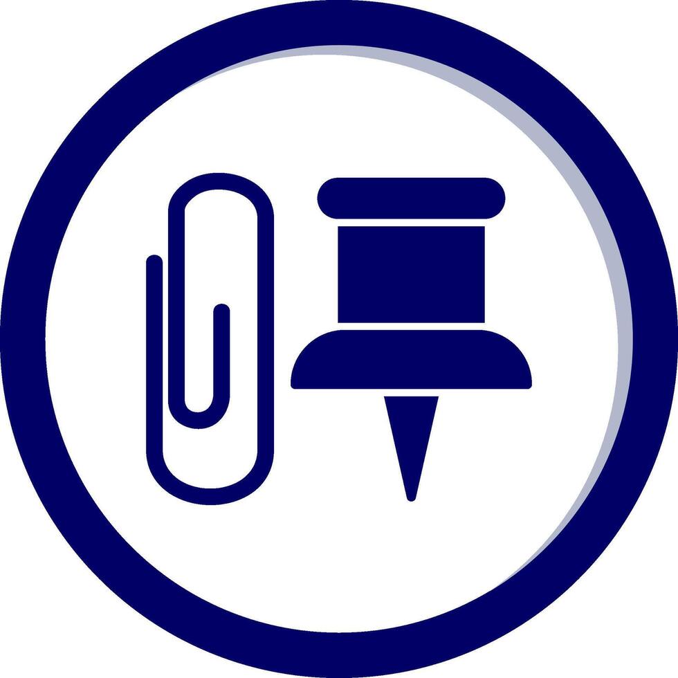 Paper Clip Vecto Icon vector