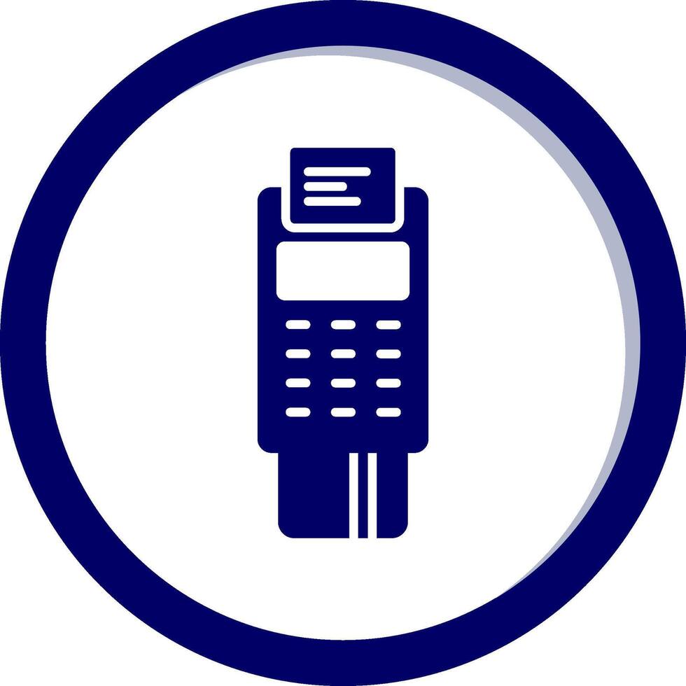 Pos Terminal Vecto Icon vector