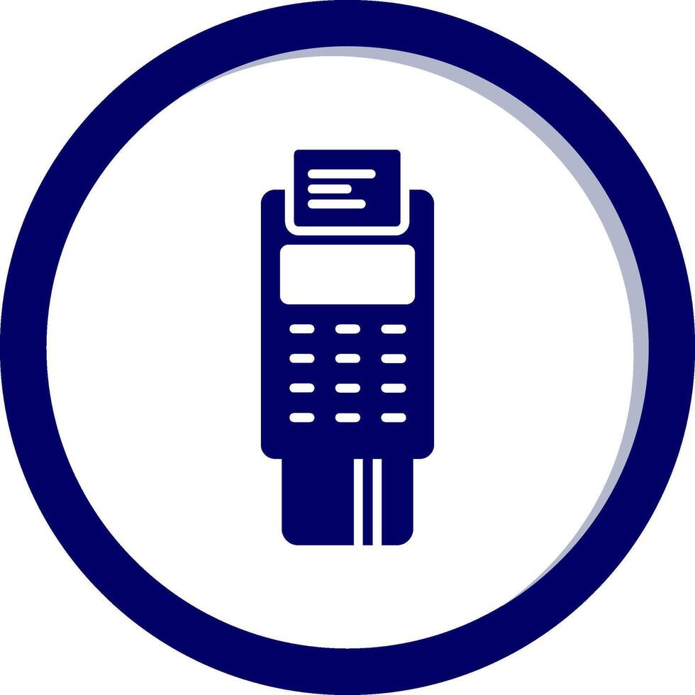 Pos Terminal Vecto Icon vector