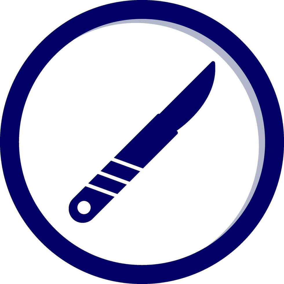 Surgical Knife Vecto Icon vector