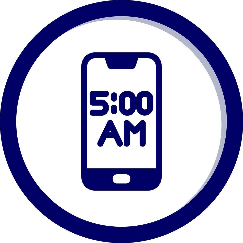 Smartphone Alarm Vecto Icon vector