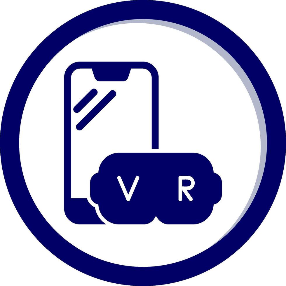 Virtual Reality Vecto Icon vector