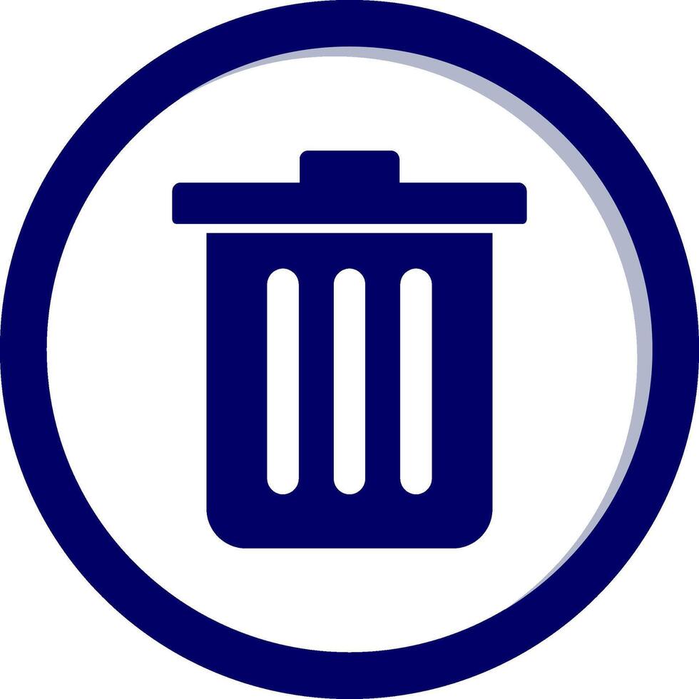 Dustbin Vecto Icon vector