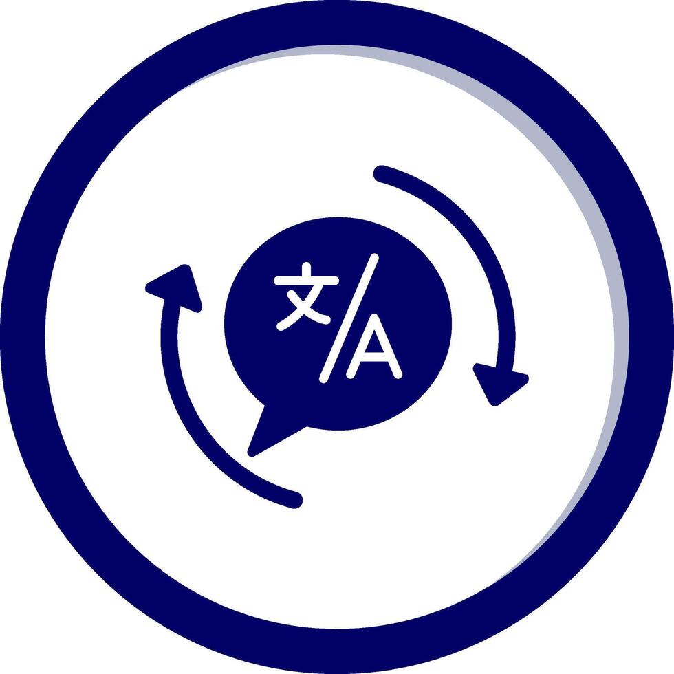 Translation Vecto Icon vector