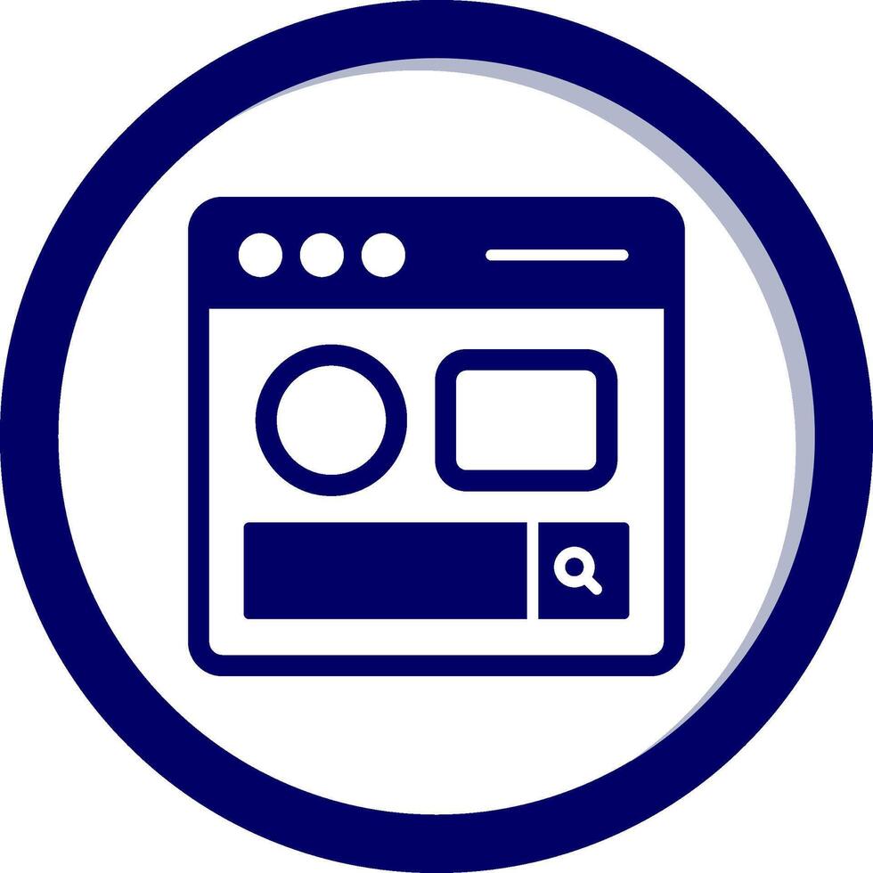 Search Page Vecto Icon vector