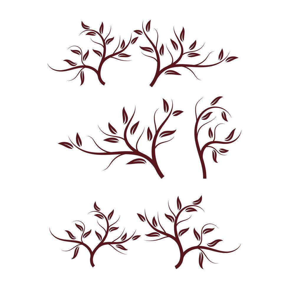 vector árbol rama vector ilustracion diseño