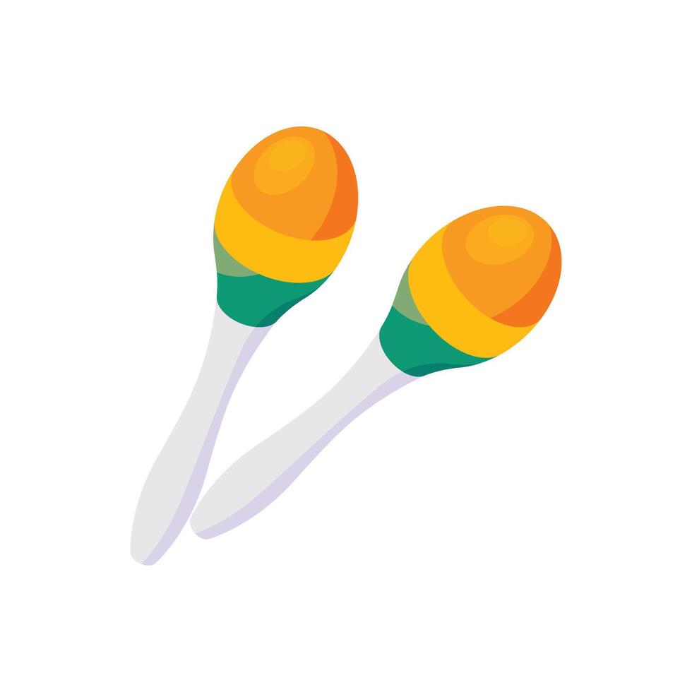 vector de plantilla de diseño gráfico de maracas