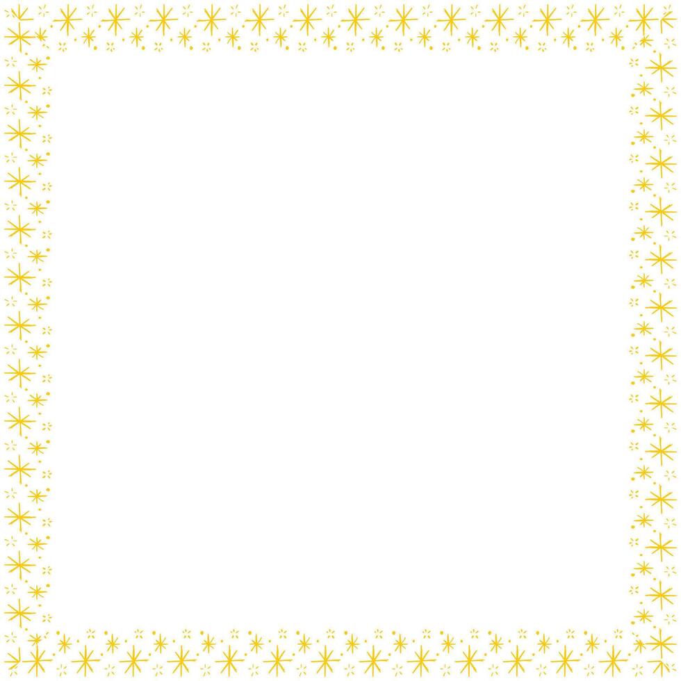 vector frontera marco con estrella en blanco antecedentes