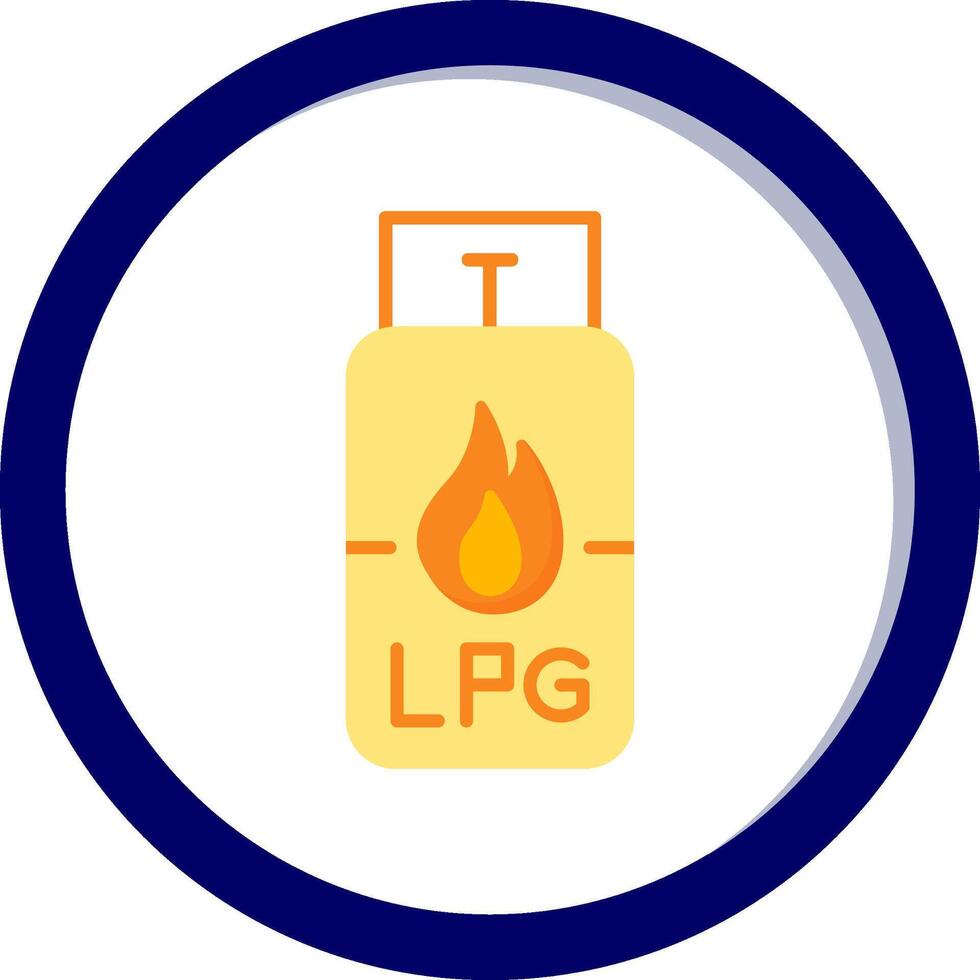 Gas Cylinder Vecto Icon vector