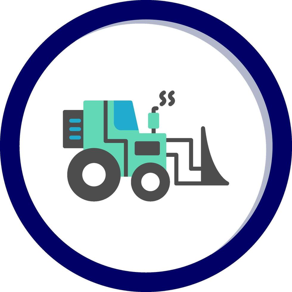 Bulldozer Vecto Icon vector