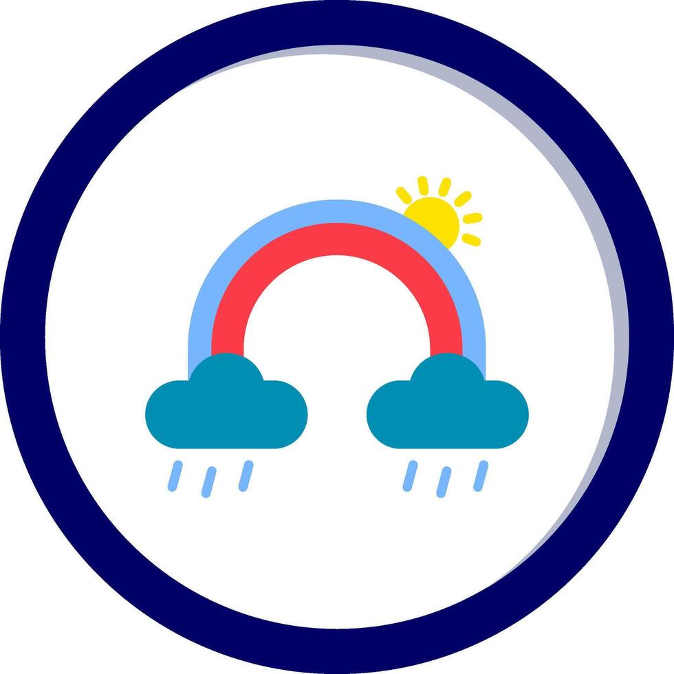 Rainbow Vecto Icon vector