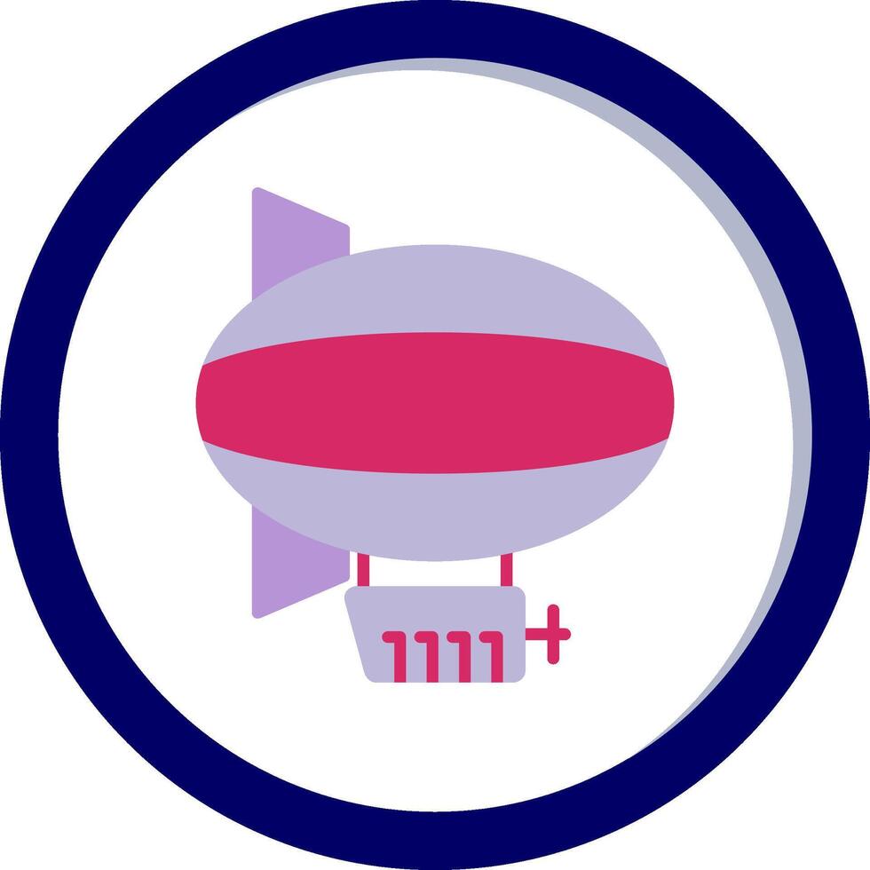 Blimp Vecto Icon vector