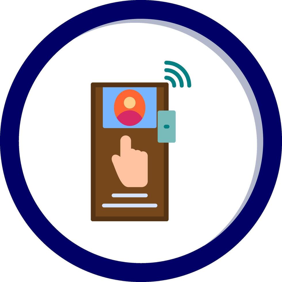 Door Camera Vecto Icon vector