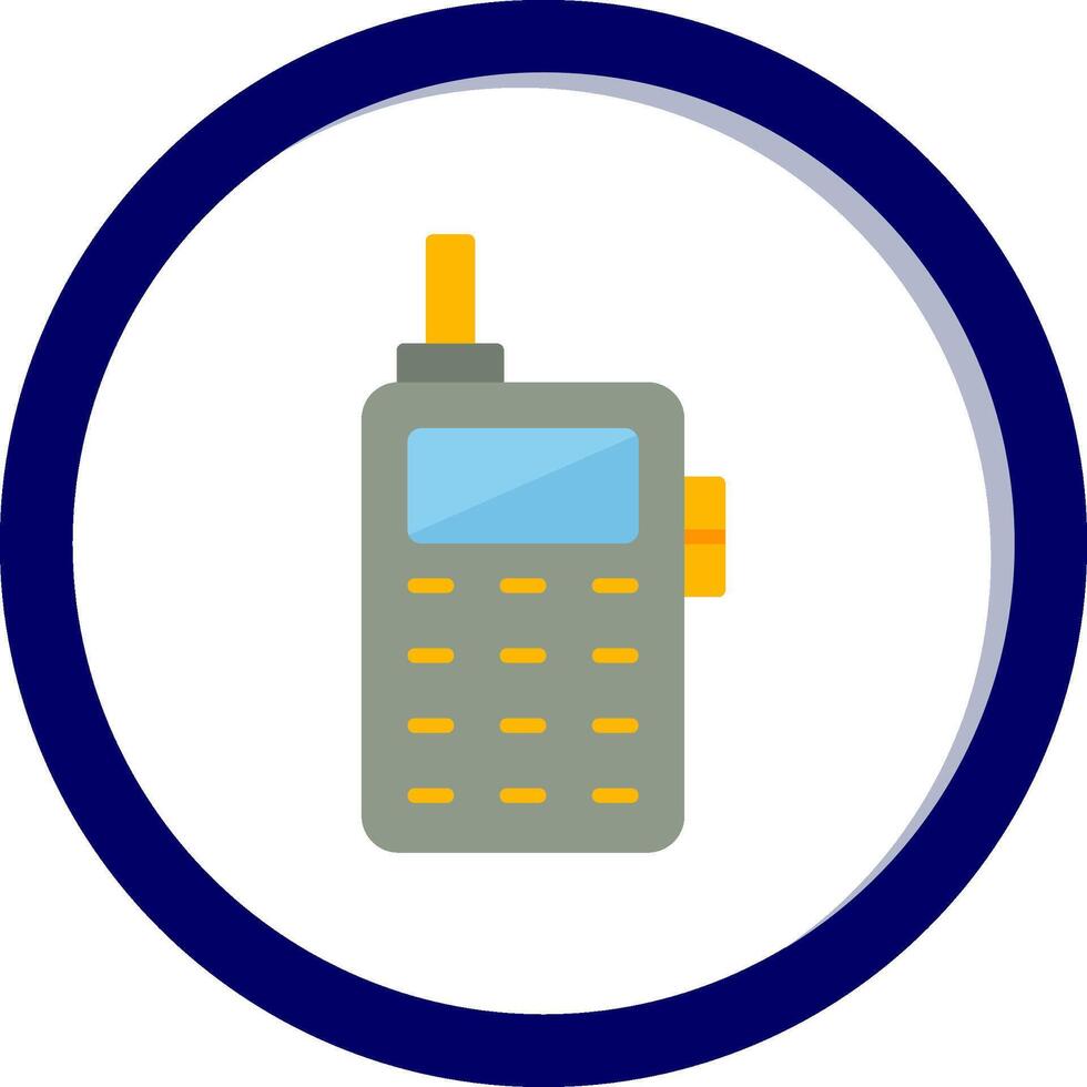Old Phone Vecto Icon vector