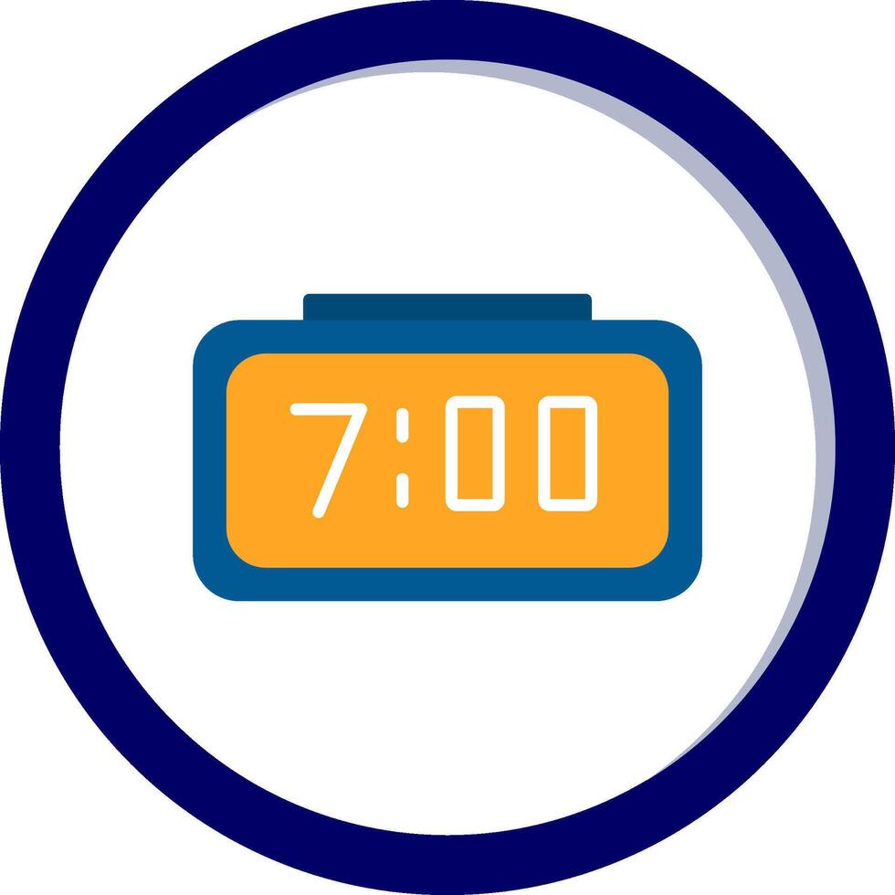 Digital Clock Vecto Icon vector