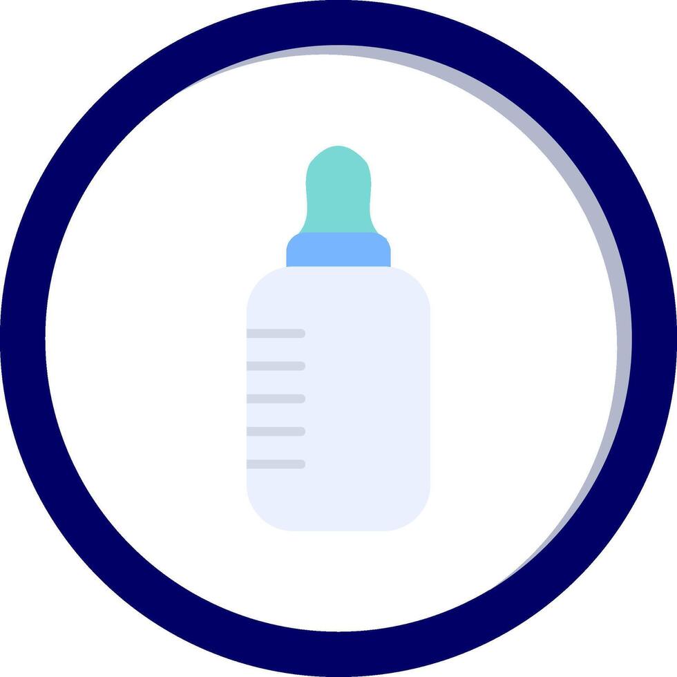 Baby Bottle Vecto Icon vector