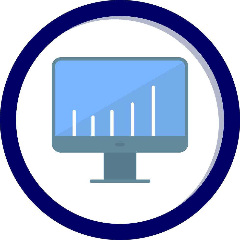 Monitor Screen Vecto Icon vector