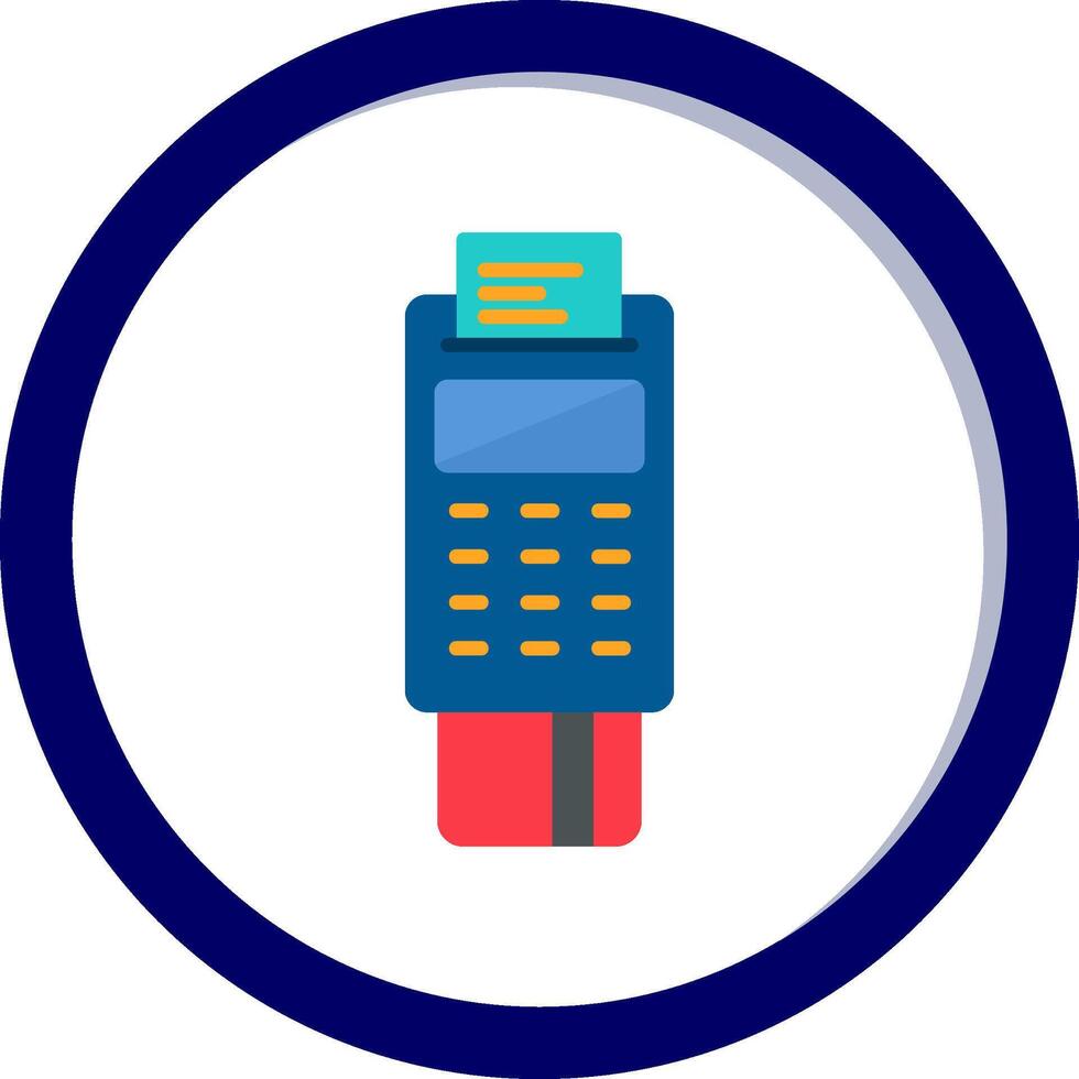 Pos Terminal Vecto Icon vector