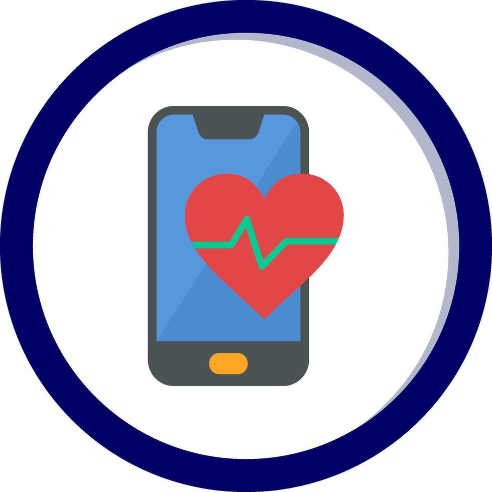 Heart Rate Vecto Icon vector