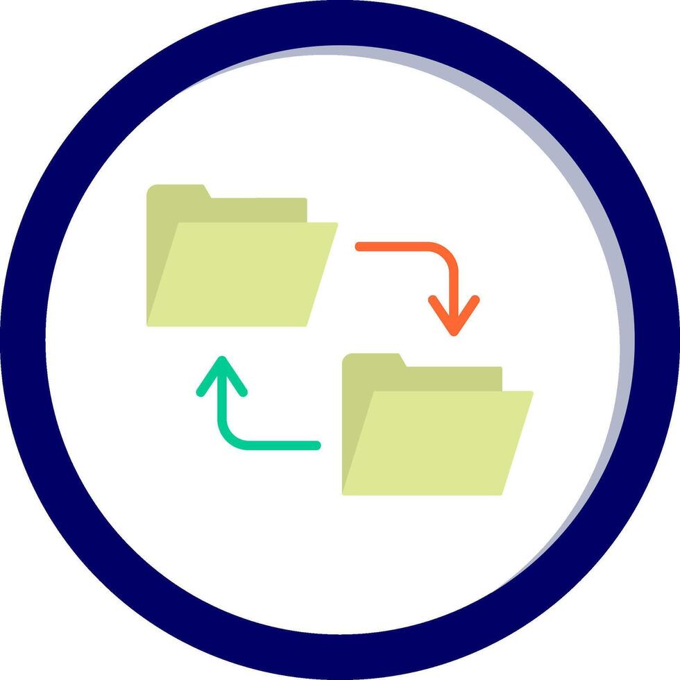 Data Transfer Vecto Icon vector