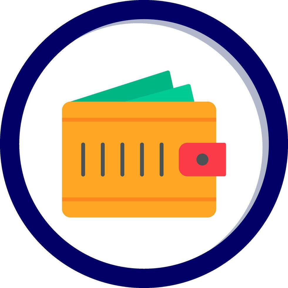 Cash Wallet Vecto Icon vector