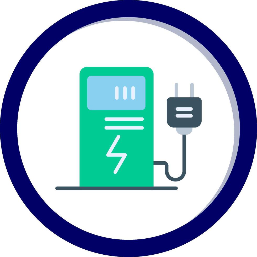 Electric Charge Vecto Icon vector