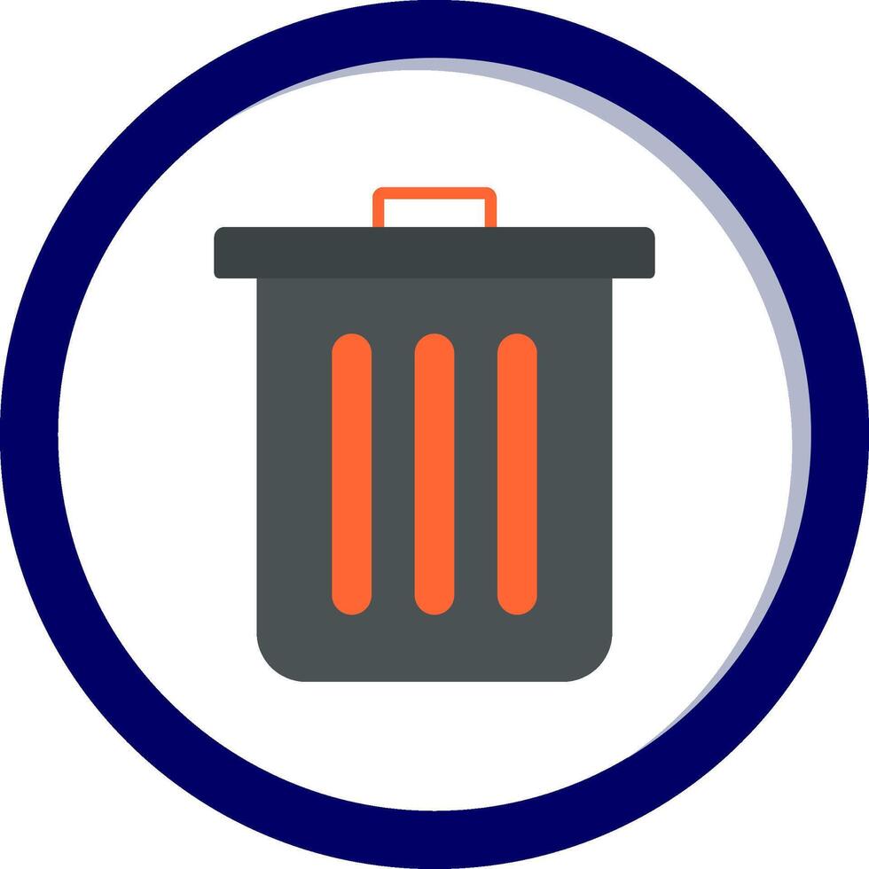 Dustbin Vecto Icon vector