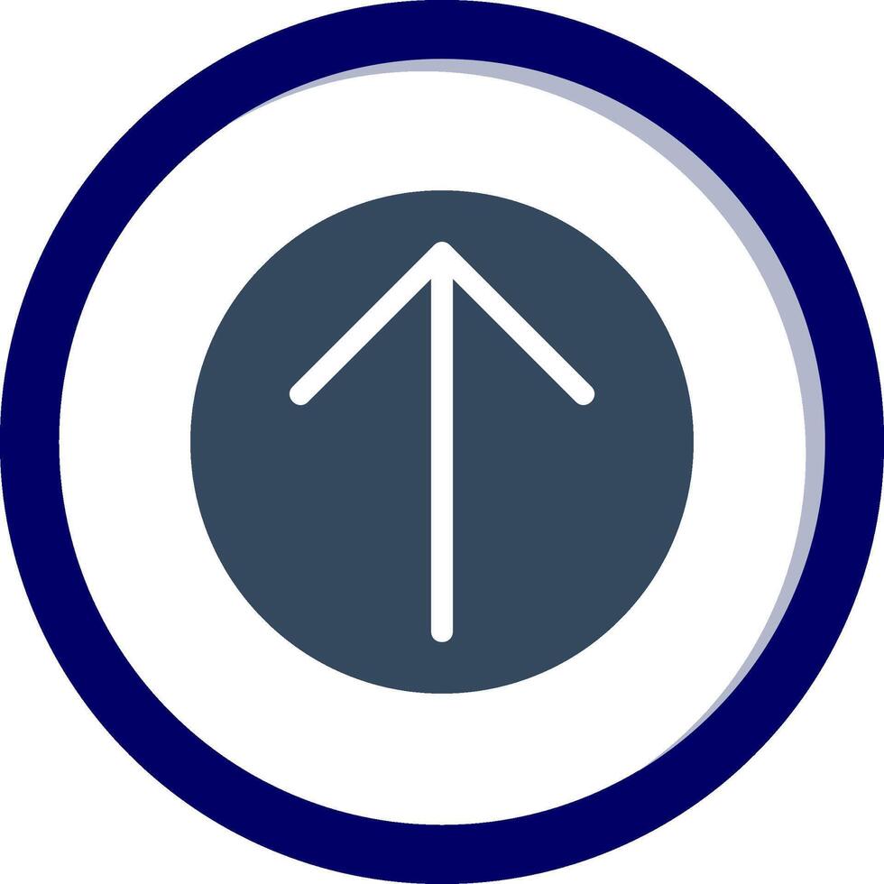 Up Arrow Vecto Icon vector