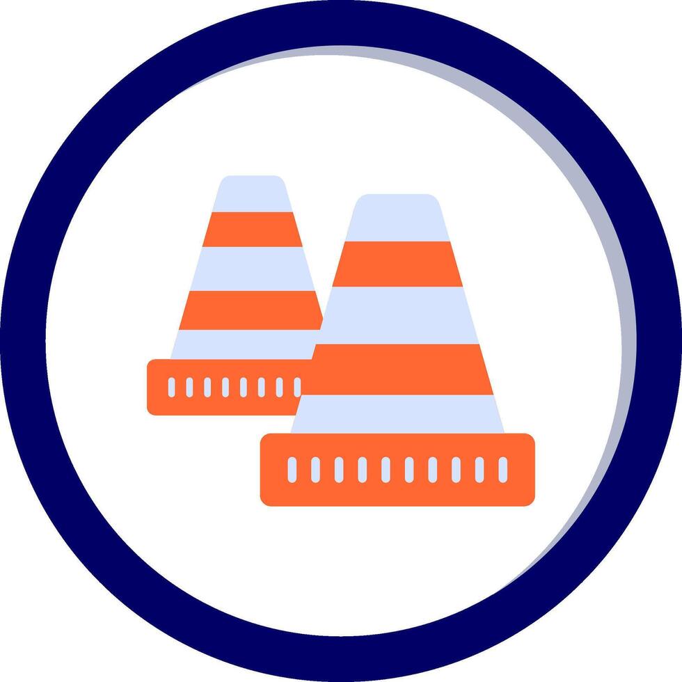 Traffic Cone Vecto Icon vector