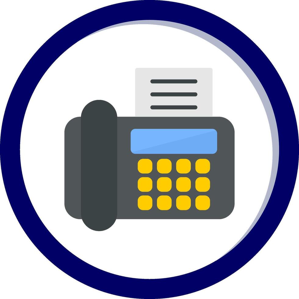 Fax Machine Vecto Icon vector