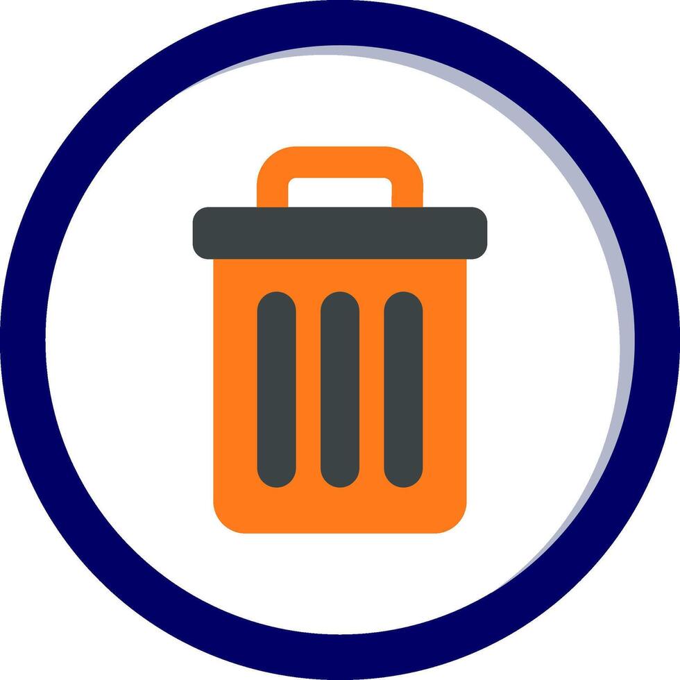 Trash Bin Vecto Icon vector
