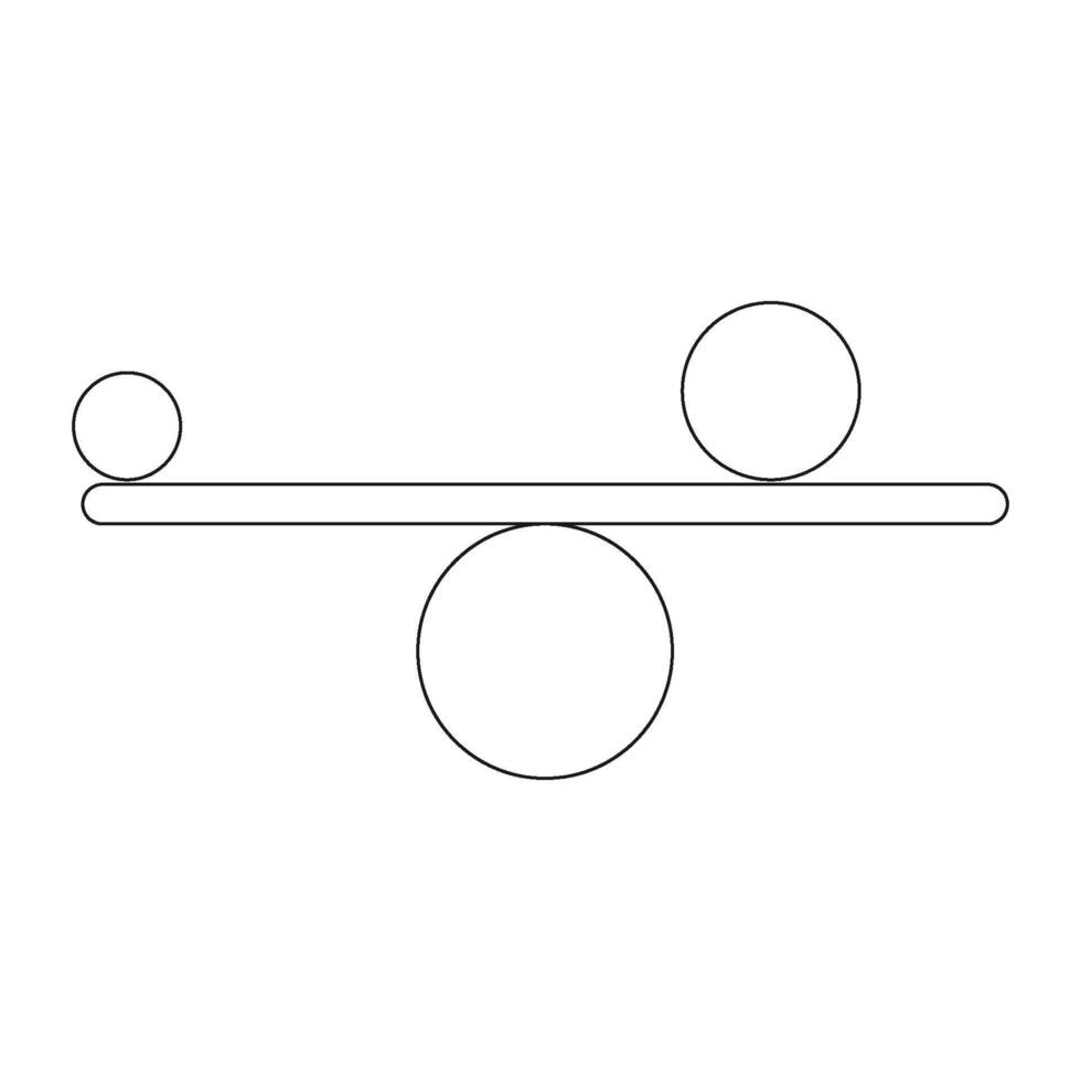 Balance icon vector